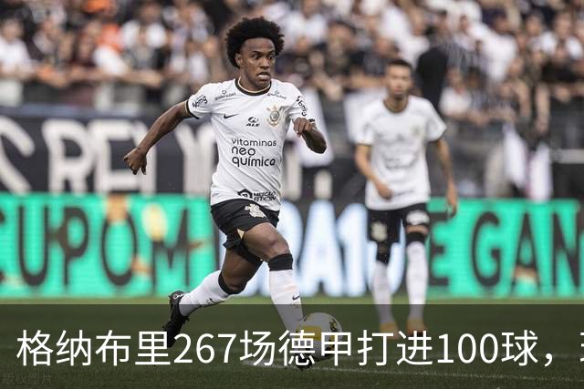 格纳布里267场德甲打进100球，现役德甲球员中第三位百球先生